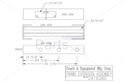 Coach & Equipment - Frame Extension Assembly