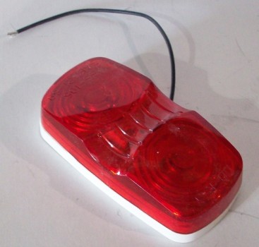 Red Bullseye Clearance Light