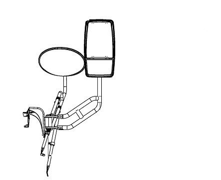 Rosco  - Rear View/Cross View Assembly