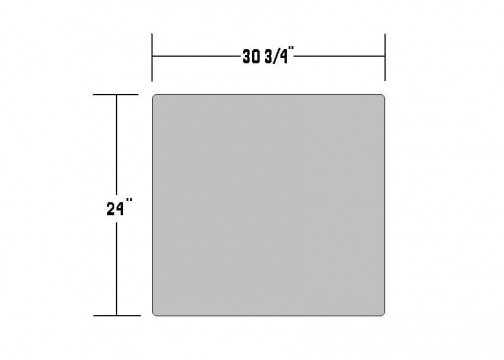 HEHR - 24 x 30 3/4 glass