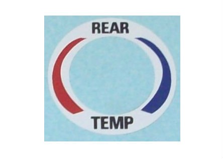 Temperature Heater Decal