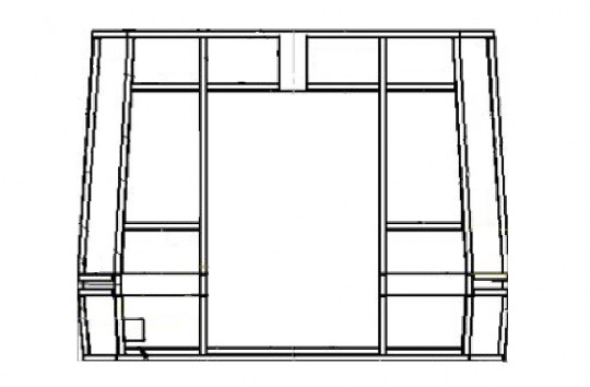 Coach & Equipment - Rear Frame Assembly 158 W/B