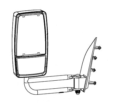 Rosco  - Mirror Assembly, Manual