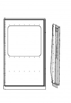 Coach & Equipment - 46 Handicap Door & Frame Assy