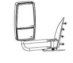 Rosco  - Roadside Mirror Kit, 8 x 15
