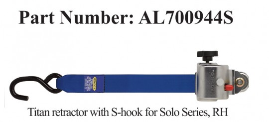SURE-LOK - LH Retractor S Hook w/Solo Fit