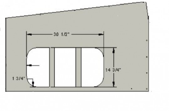 Coach & Equipment - DRW Flat Floor Rear LH Top Int