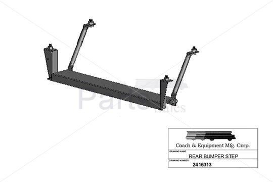 Coach & Equipment - Bumper Step Assembly