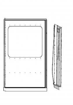 Coach & Equipment - Lift Door and Frame Assembly