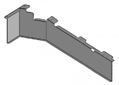 Coach & Equipment - Gas Tank Exhaust Heat Shield