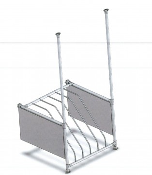 Coach & Equipment - Adjustable Walker Rack