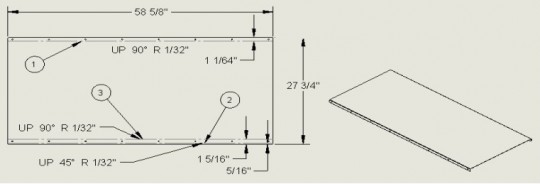 Coach & Equipment - 60 Luggage Rack Shelf