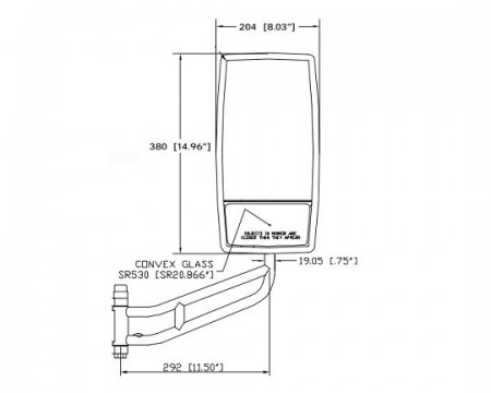 Lucerix International - RH / LH Mirror Assembly