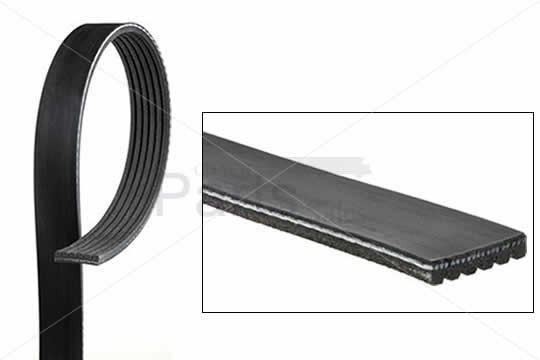 Mobile Climate Control - Serpentine Belt 6 Rib, 128 L