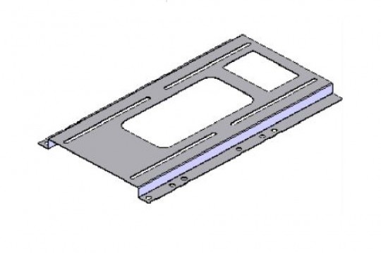 Coach & Equipment - Single Battery Box Mount Plate