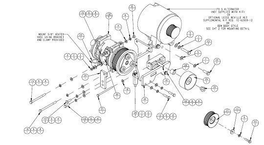 Mobile Climate Control - 6.8L Ford Mount Kit