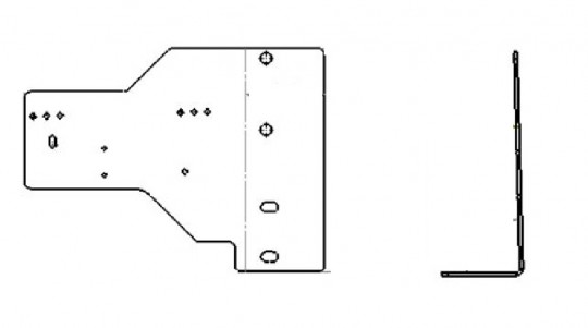 Coach & Equipment - Battery Box Right Body Bracket