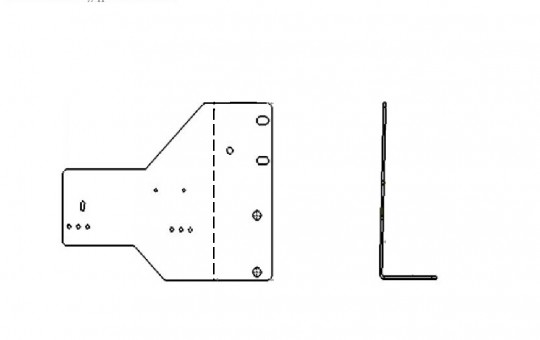 Coach & Equipment - Battery Box Left Body Bracket