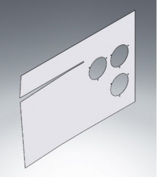 Coach & Equipment - LH Bottom Exterior Panel