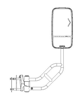 SAFE FLEET -BUS & RAIL DIVISIO - Safe Fleet Curbside Mirror