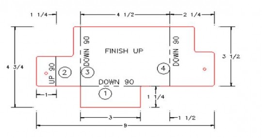 Coach & Equipment - Double Leaf Lock Switch Cover