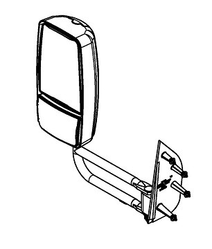 Rosco  - Driver's Mirror Assembly