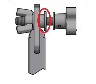 Sportsworks - DL2 Bike Rack Oilite Flange