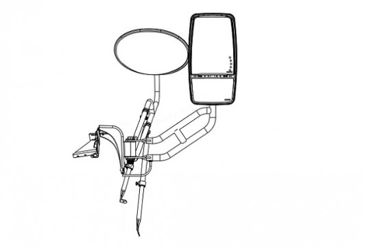 Rosco  - Rear & Crossview Mirror Assy.