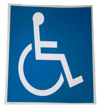 Handicap Symbol Decal