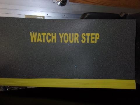 Compass Flooring - Watch Your Step Step Tread