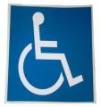 Handicap Symbol Decal